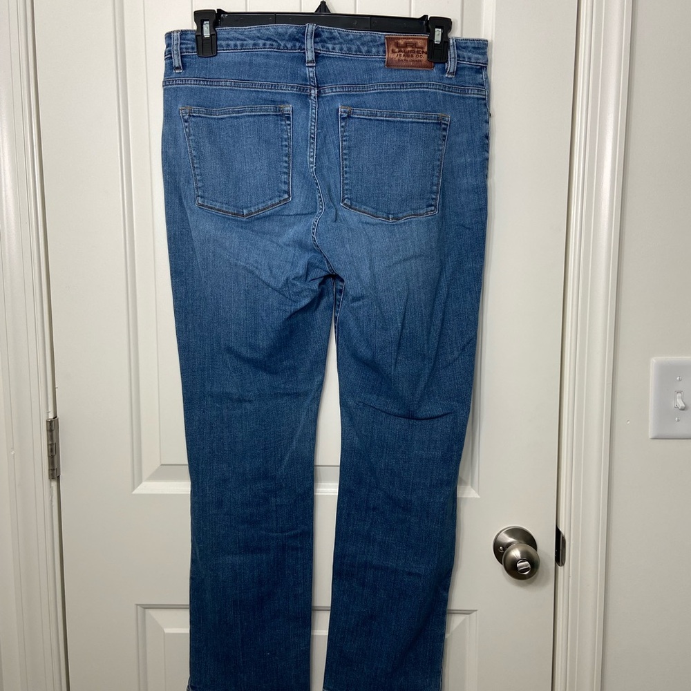 EUC Vintage Lauren Ralph Lauren green‎ label women’s straight slim stretch jeans - Picture 4 of 6